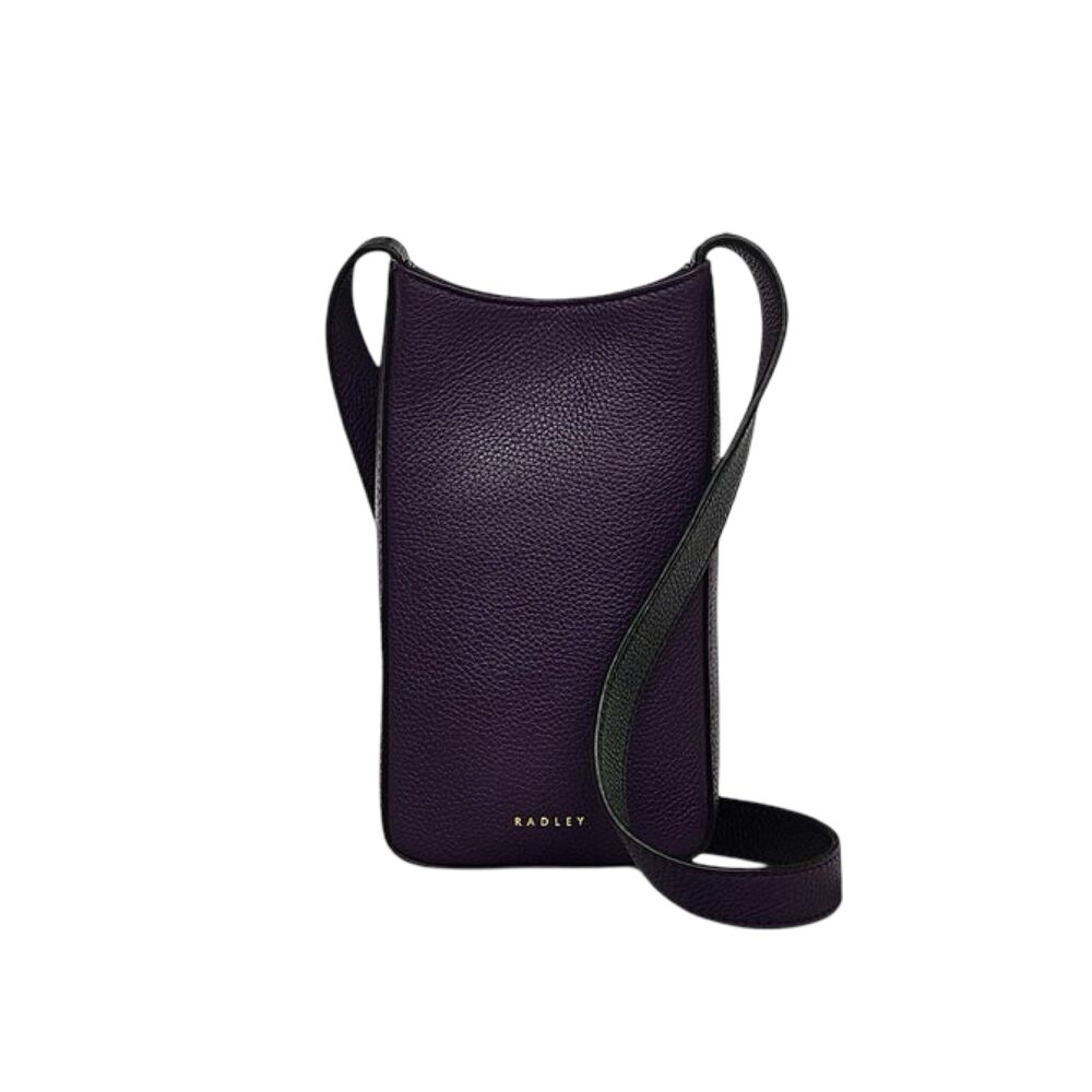 5217 London Eastney Street Small Leather Phone Crossbody Bag Imperial